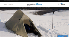 Desktop Screenshot of climbingworld.com